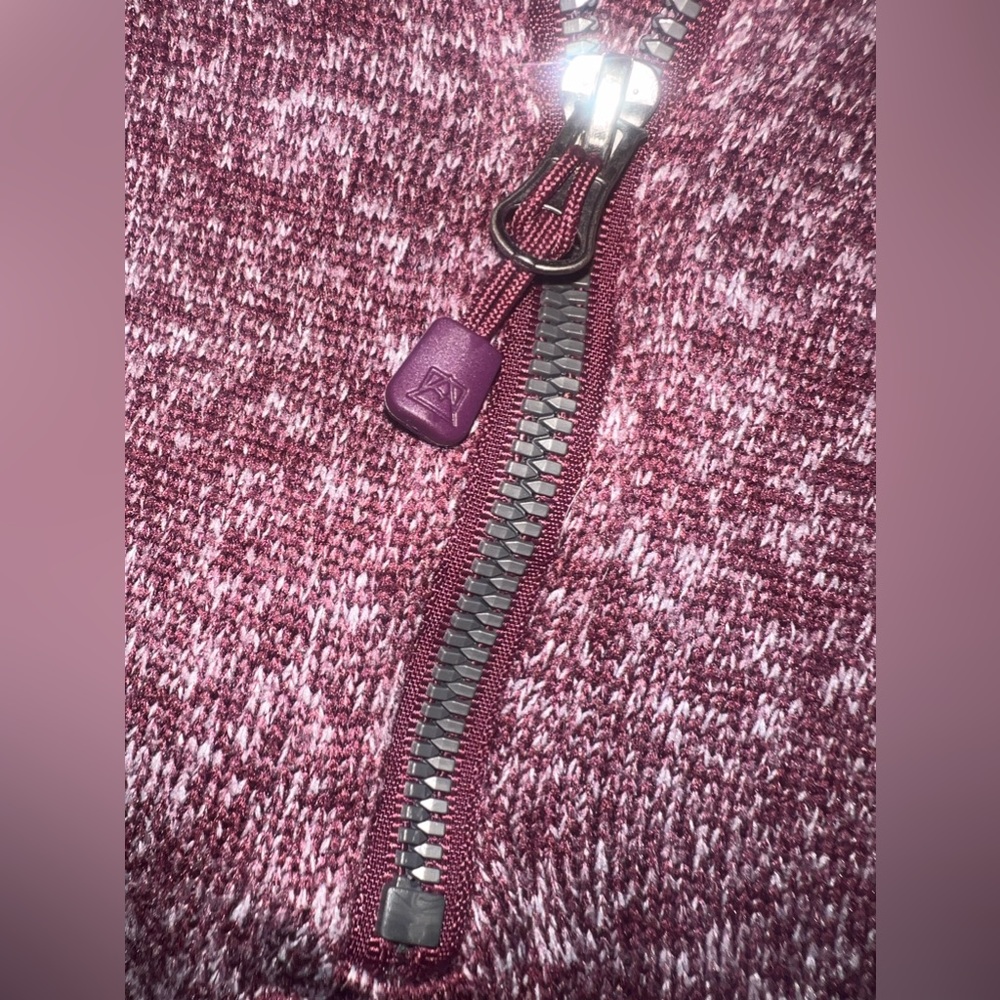 Avalanche Raspberry Color Quarter Zip Sweater Siz… - image 4